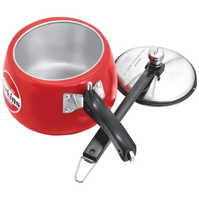 Hawkins Ceramic Coated Contura Pressure Cooker - Tomato Red, CTR30, 3 l-2.webp